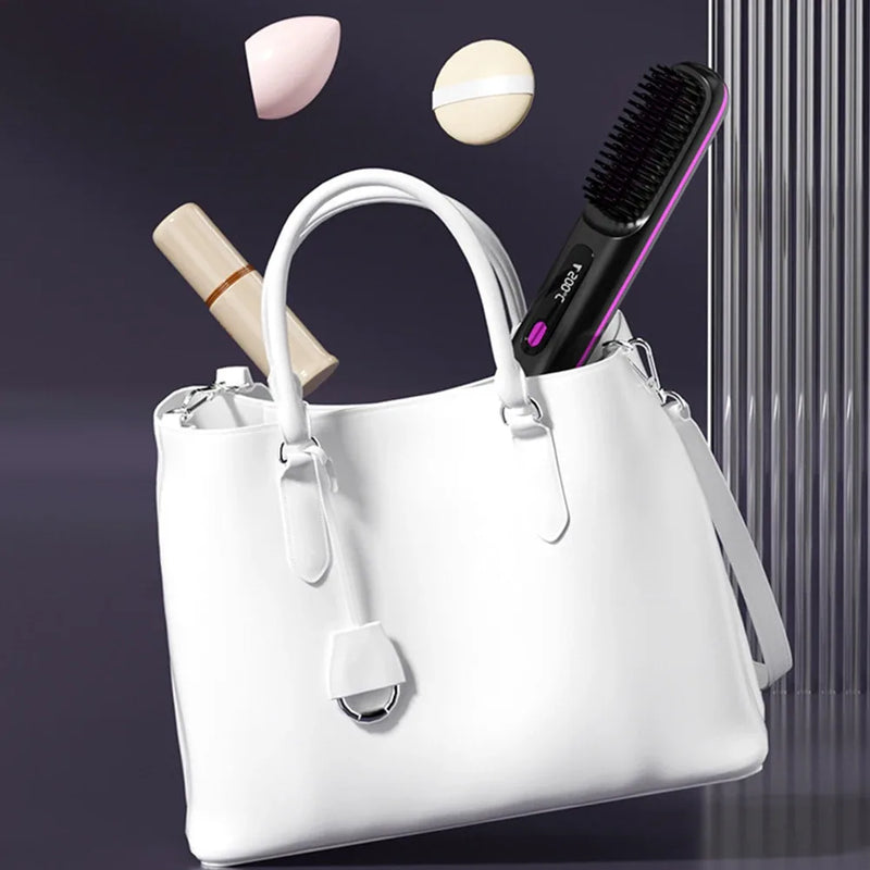 Escova Alisadora Sem Fio MOJOYCE.