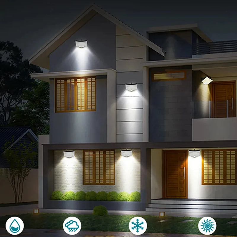 Luminária Solar com Sensor de Presença F106.