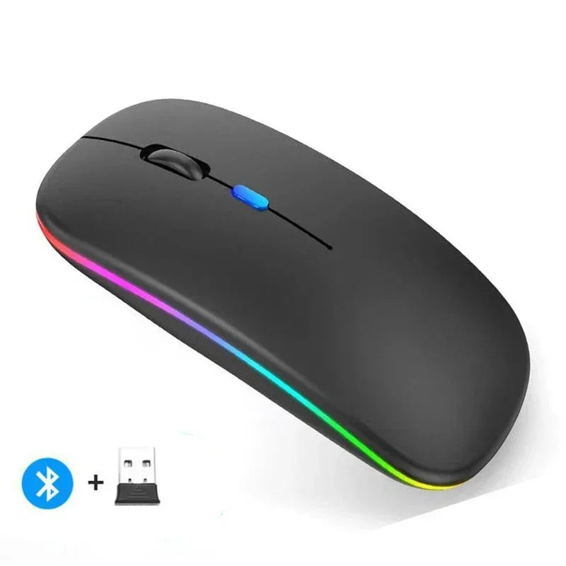 Mouse Sem Fio 2.4GHz com 1600 DPI.