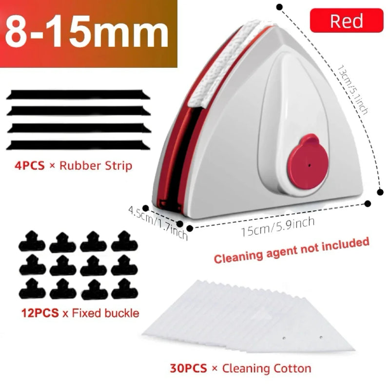 Limpador Magnético de Janelas Dupla Face.