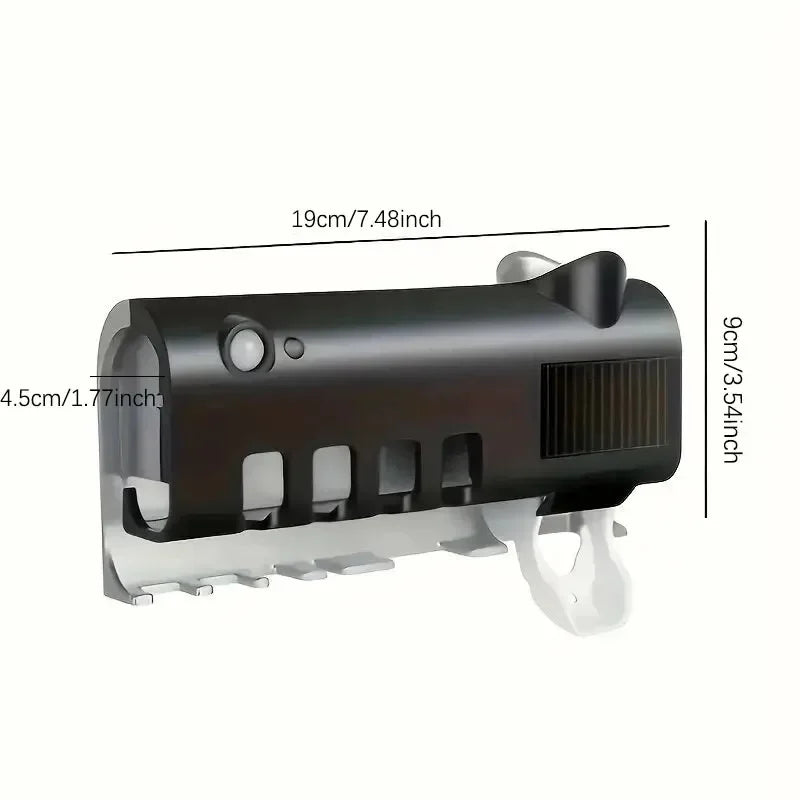 Suporte para Escova de Dentes com Desinfecção UV.