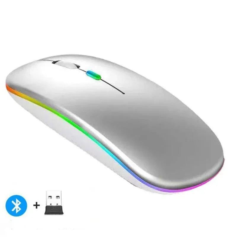 Mouse Sem Fio 2.4GHz com 1600 DPI.