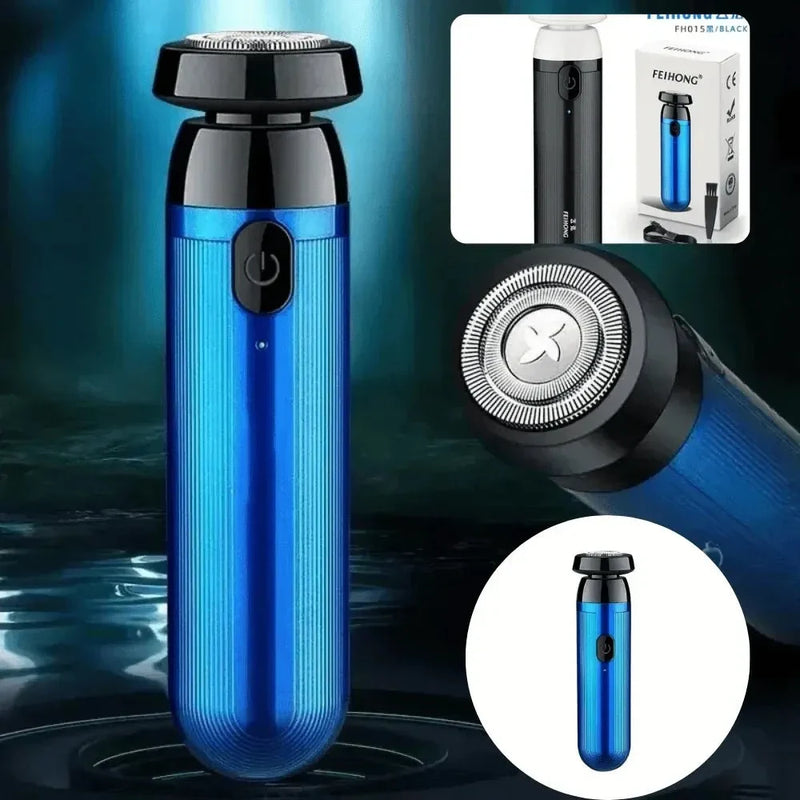 Barbeador Elétrico Recarregável Portátil.