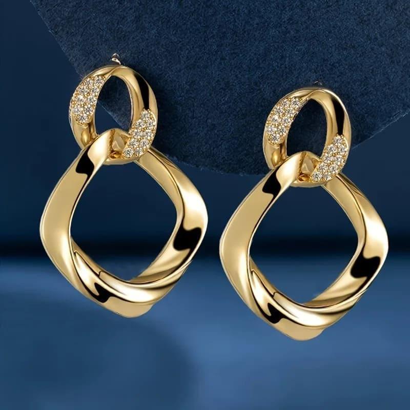 Brincos de Zirconia Elegance. - LGF