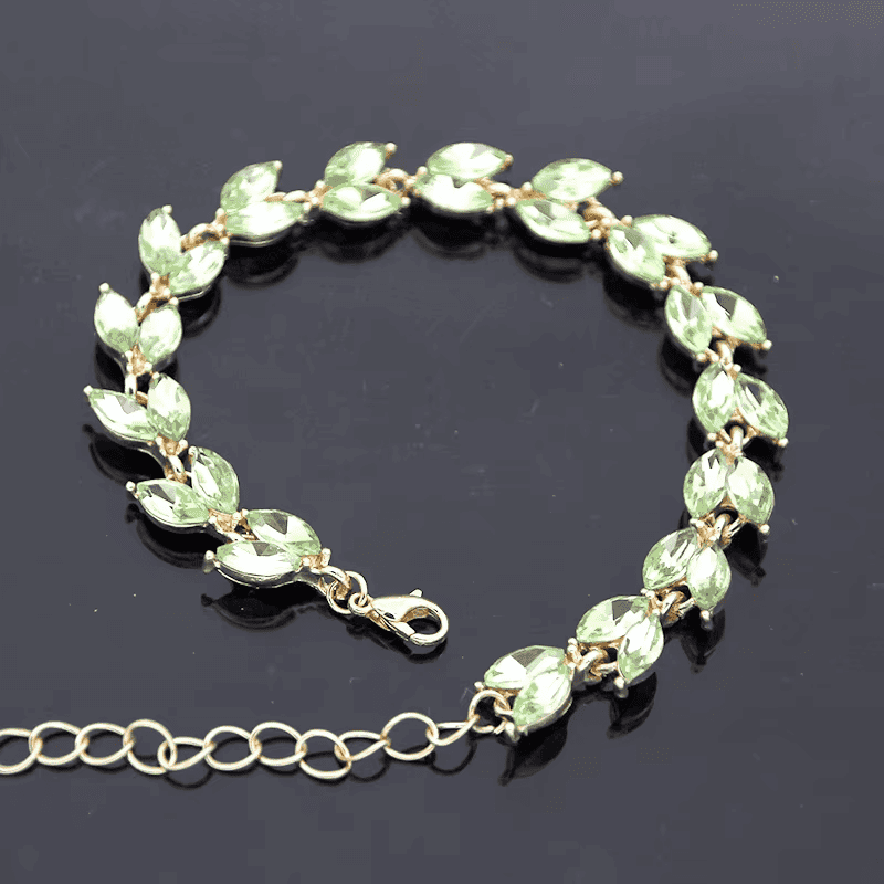 Conjunto de Joias Cristal Gota d'Água. - LGF