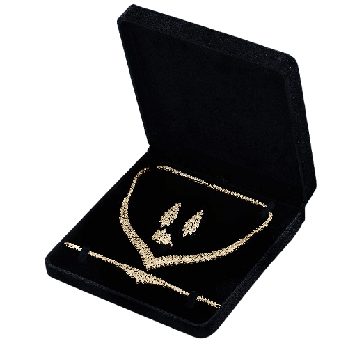 Conjunto de Joias de Noiva com Zircônia Cúbica. - LGF
