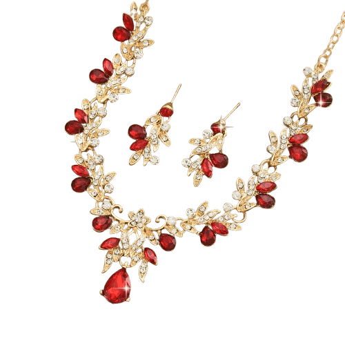 Conjunto de Joias Flor de Encanto. - LGF