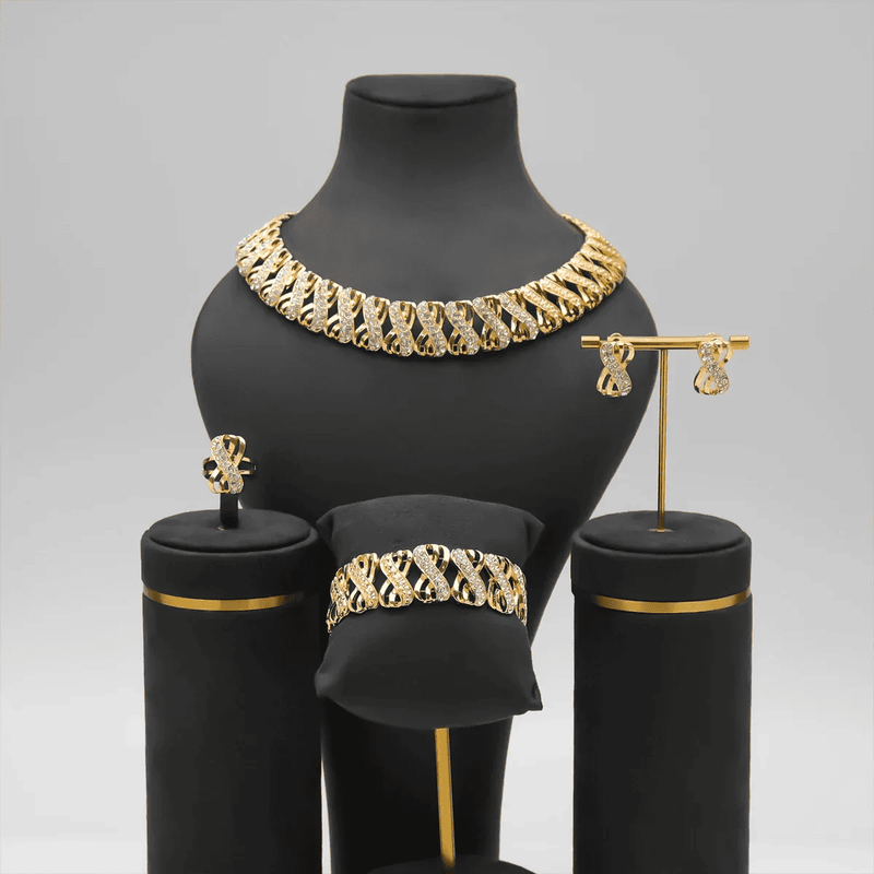 Conjunto de Joias Geométricas Liffly. - LGF