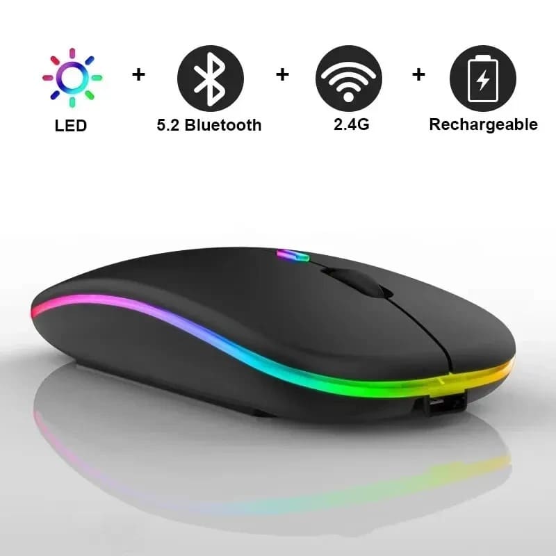 Mouse Sem Fio 2.4GHz com 1600 DPI. - LGF