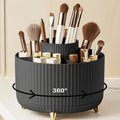 Organizador de Pincéis de Maquiagem com Rotação 360°.