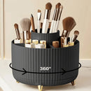 Organizador de Pincéis de Maquiagem com Rotação 360°.