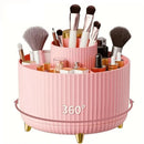 Organizador de Pincéis de Maquiagem com Rotação 360°.