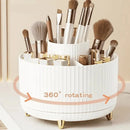 Organizador de Pincéis de Maquiagem com Rotação 360°.