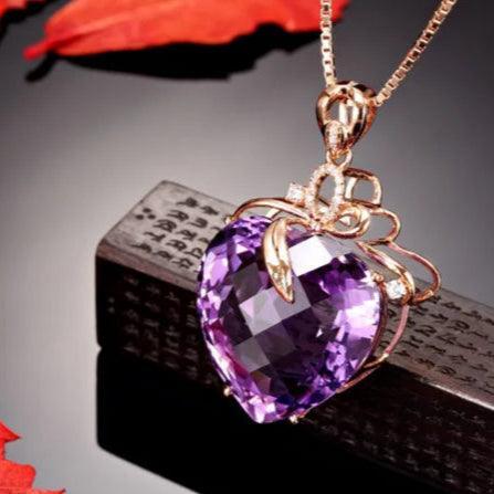 Pingente de Ouro Rosa DIWENFU. - LGF