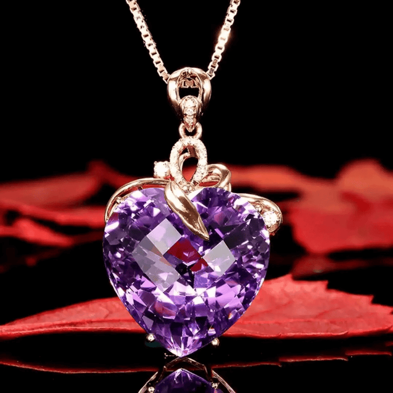 Pingente de Ouro Rosa DIWENFU. - LGF