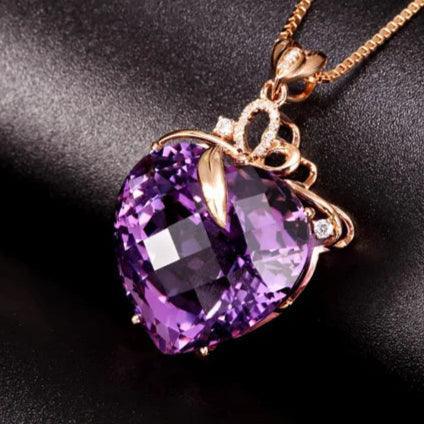 Pingente de Ouro Rosa DIWENFU. - LGF
