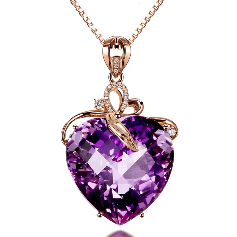 Pingente de Ouro Rosa DIWENFU. - LGF