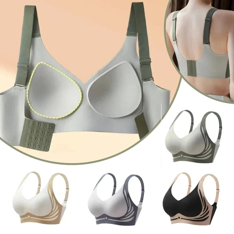 Sutiã Sem Costura com Fecho Frontal.