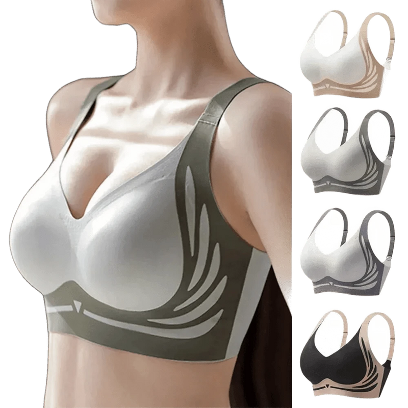 Sutiã Sem Costura com Fecho Frontal.